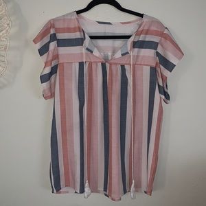 Dressy striped shirt